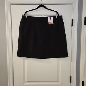 Tilley Ladies Black Trek Skort With Stretch Ripstop Material Size XXL